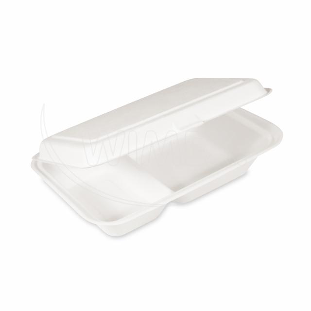 Menu box (cukrová trstina) 2dielny 250 x 162 x 63 mm 620ml [50 ks]