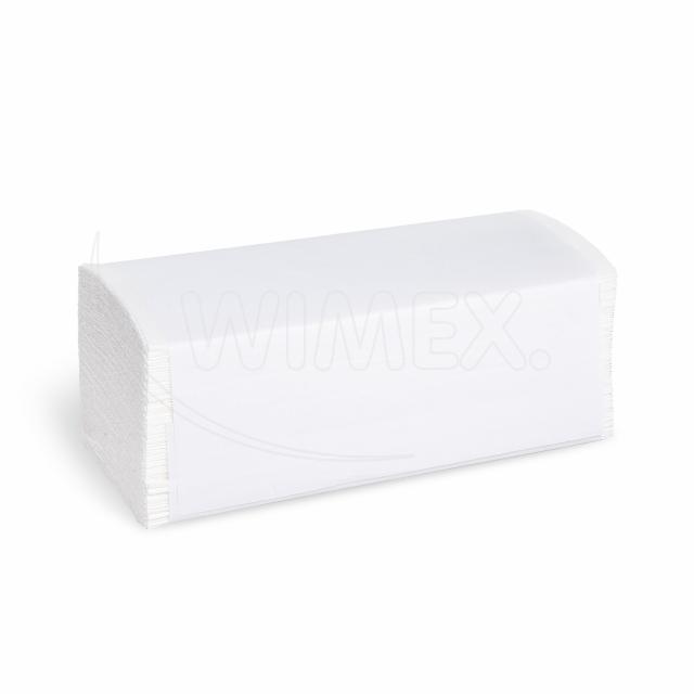 Papírový ručník (FSC Mix) ZZ skládaný V 1vrstvý bílý 23 x 21 cm [20 x 200 ks]