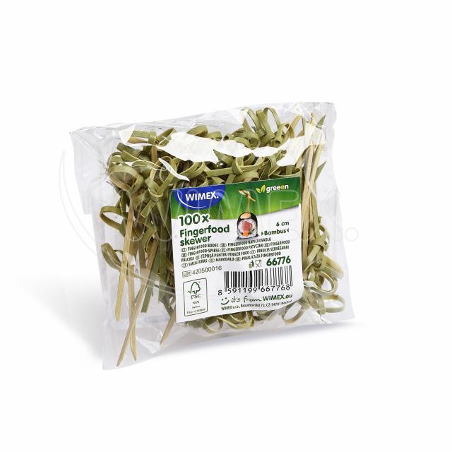 Fingerfood bodec (bambus FSC 100%) Uzlík 6cm [100 ks]