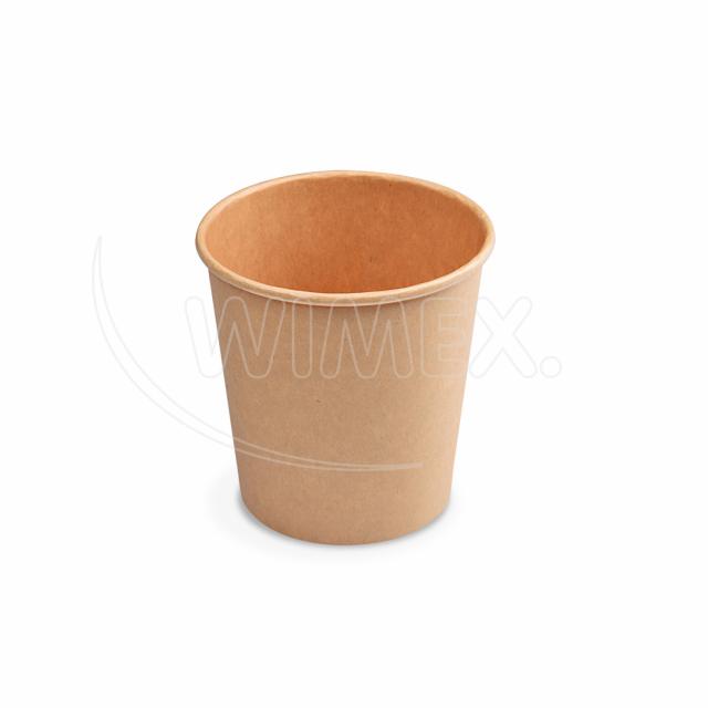 Papierový pohár kraft Ø73mm 200ml `S: 0,18L/7oz` [50 ks]