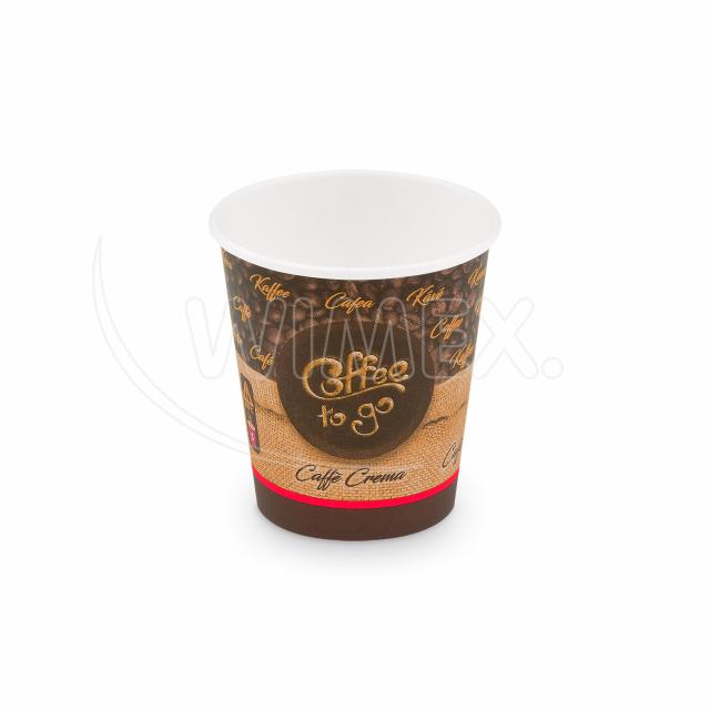 Papierový pohár "Coffee to go" Ø73mm 200ml `S: 0,18L/7oz` [50 ks]