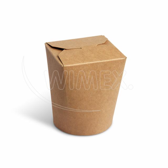 Food box Asia (PAP FSC Mix/PE) nepromastitelný kraft 500ml/16oz [50 ks]