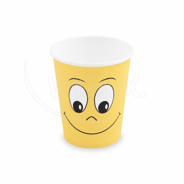 Papierový pohár Smile Ø80mm 280ml `M: 0,2L/8oz` [10 ks]