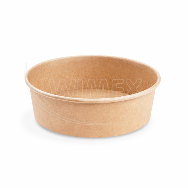 Papírová miska (FSC Mix/PE) kraft Ø185mm 1100ml [50 ks]