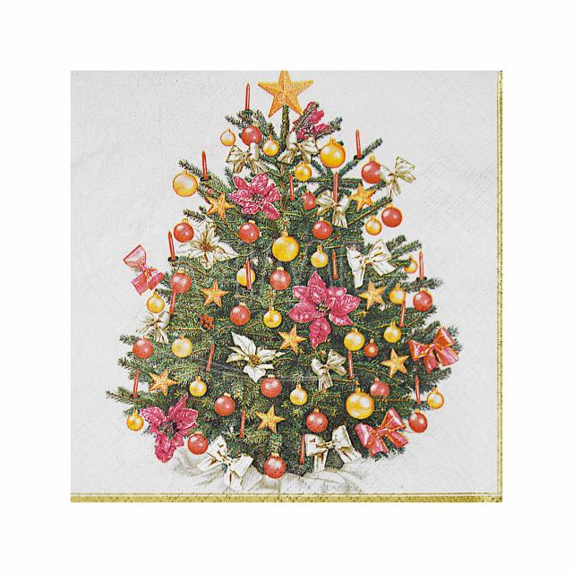 Ubrousek (PAP FSC Mix) 3vrstvý Vánoce 33 x 33 cm [20 ks]