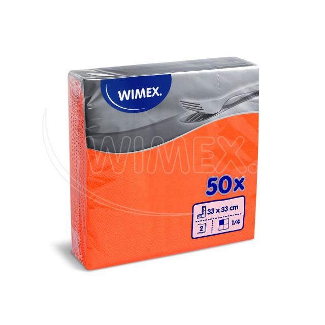 Ubrousek (PAP FSC Mix) 2vrstvý oranžový 33 x 33 cm [50 ks]