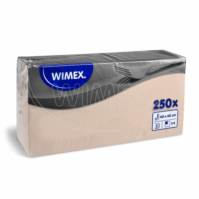 Ubrousek (PAP FSC Mix) 3vrstvý přírodní hnědý 40 x 40 cm [250 ks]