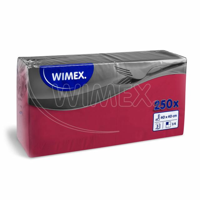 Ubrousek (PAP FSC Mix) 3vrstvý vínový 40 x 40 cm [250 ks]