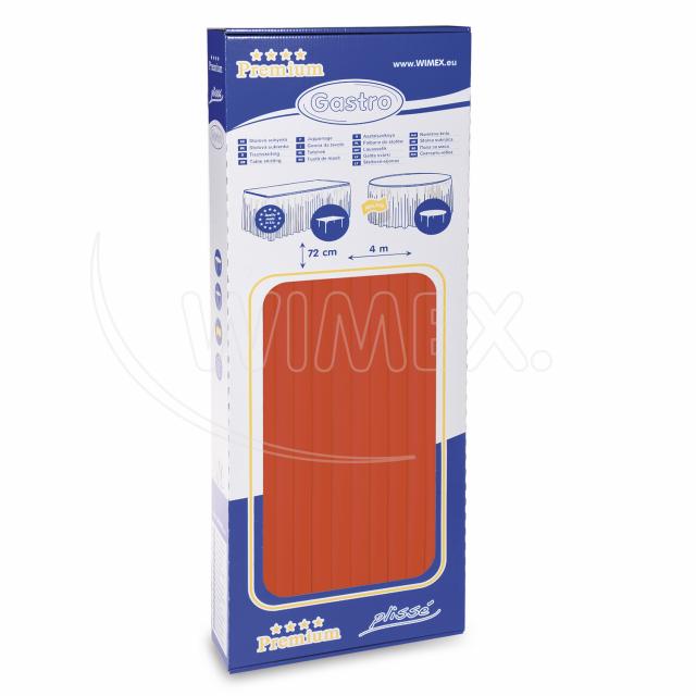 Stolová sukýnka (PAP-Airlaid) PREMIUM červená 72cm x 4m [1 ks]