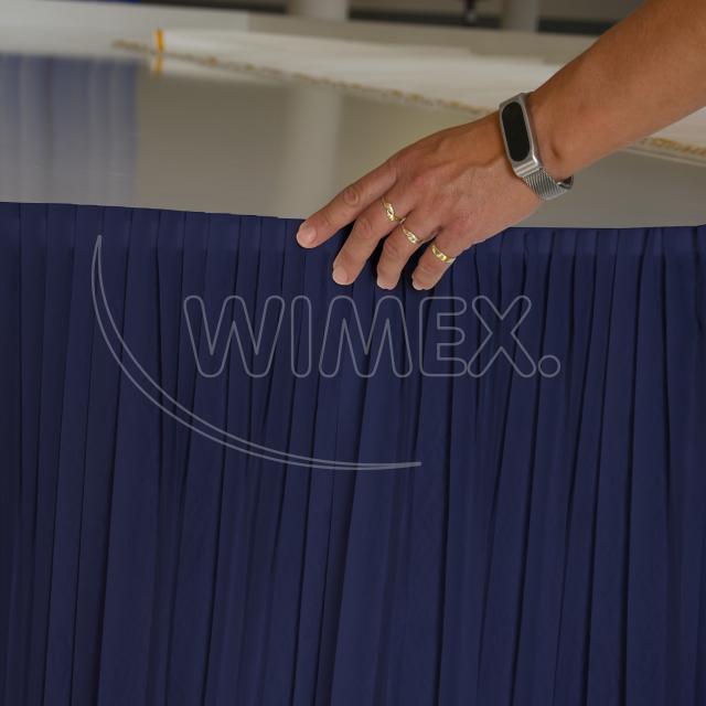 Stolová sukýnka (PAP-Airlaid) PREMIUM tmavě modrá 72cm x 4m [1 ks]