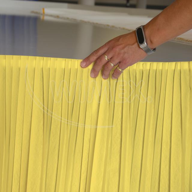 Stolová sukýnka (PAP-Airlaid) PREMIUM žlutá 72cm x 4m [1 ks]