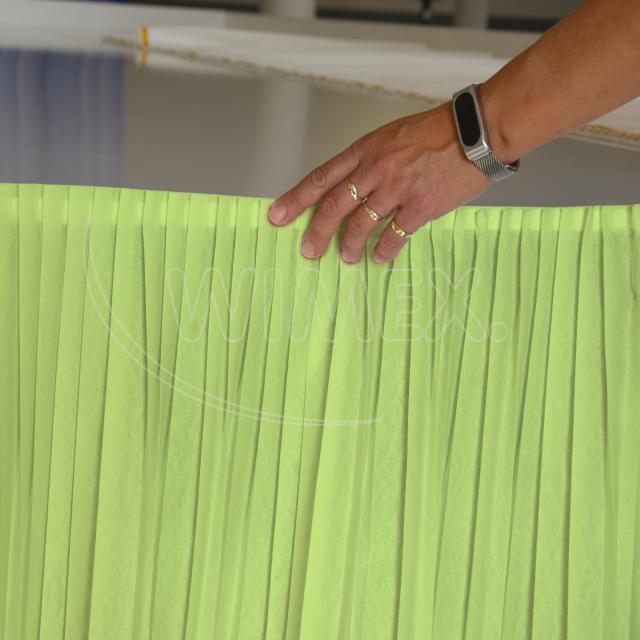 Stolová sukýnka (PAP-Airlaid) PREMIUM žlutozelená 72cm x 4m [1 ks]