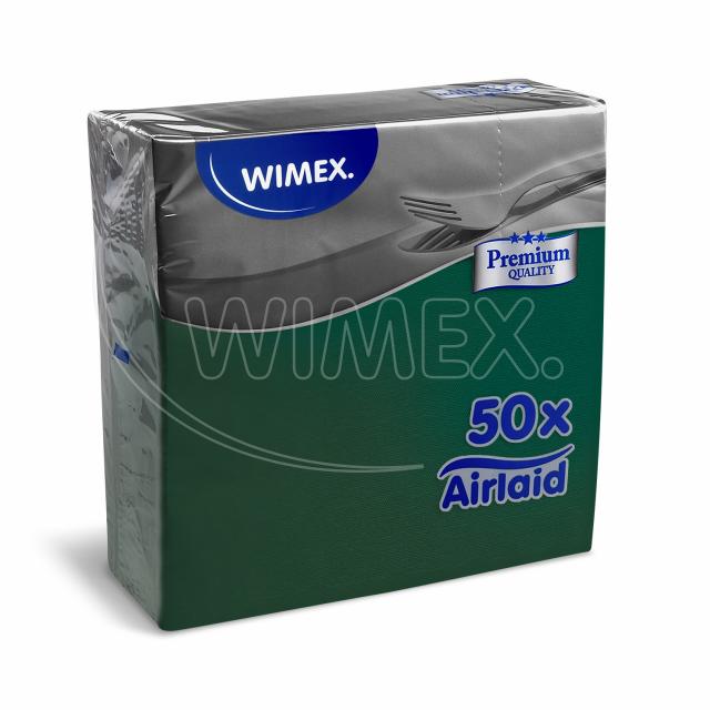 Ubrousek (PAP-Airlaid FSC Mix) PREMIUM tmavě zelený 40 x 40 cm [50 ks]
