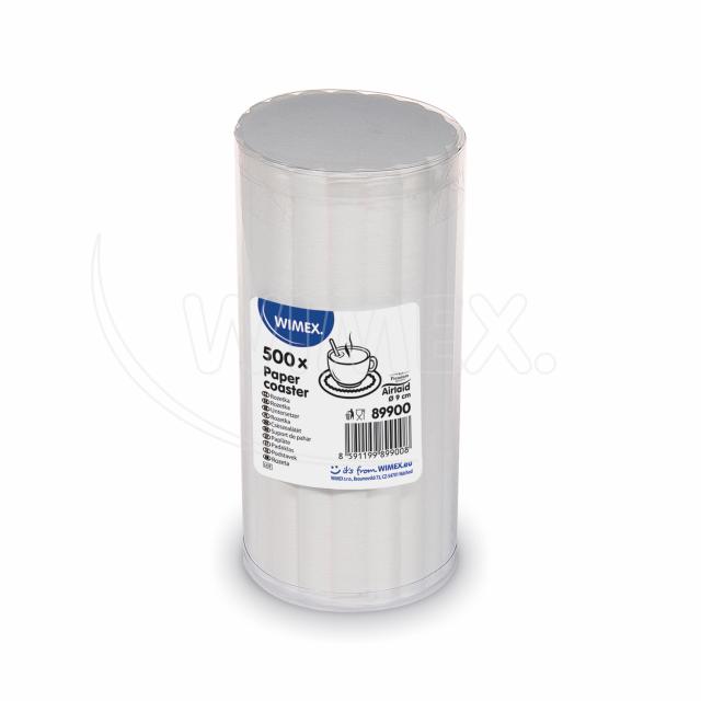 Rozetka (PAP-Airlaid FSC Mix) PREMIUM bílá Ø9cm [500 ks]