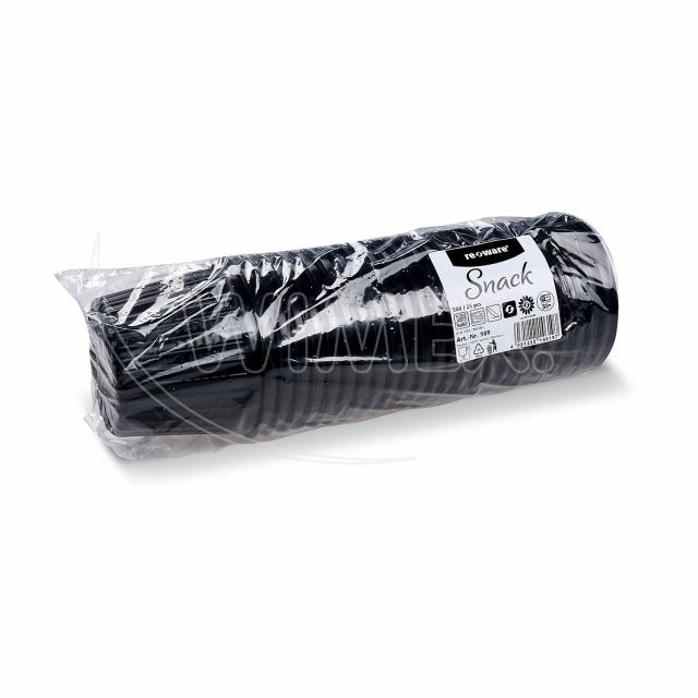 Miska (PP) Reware Snack opakovaně použitelná černá Ø115mm 520ml [25 ks]